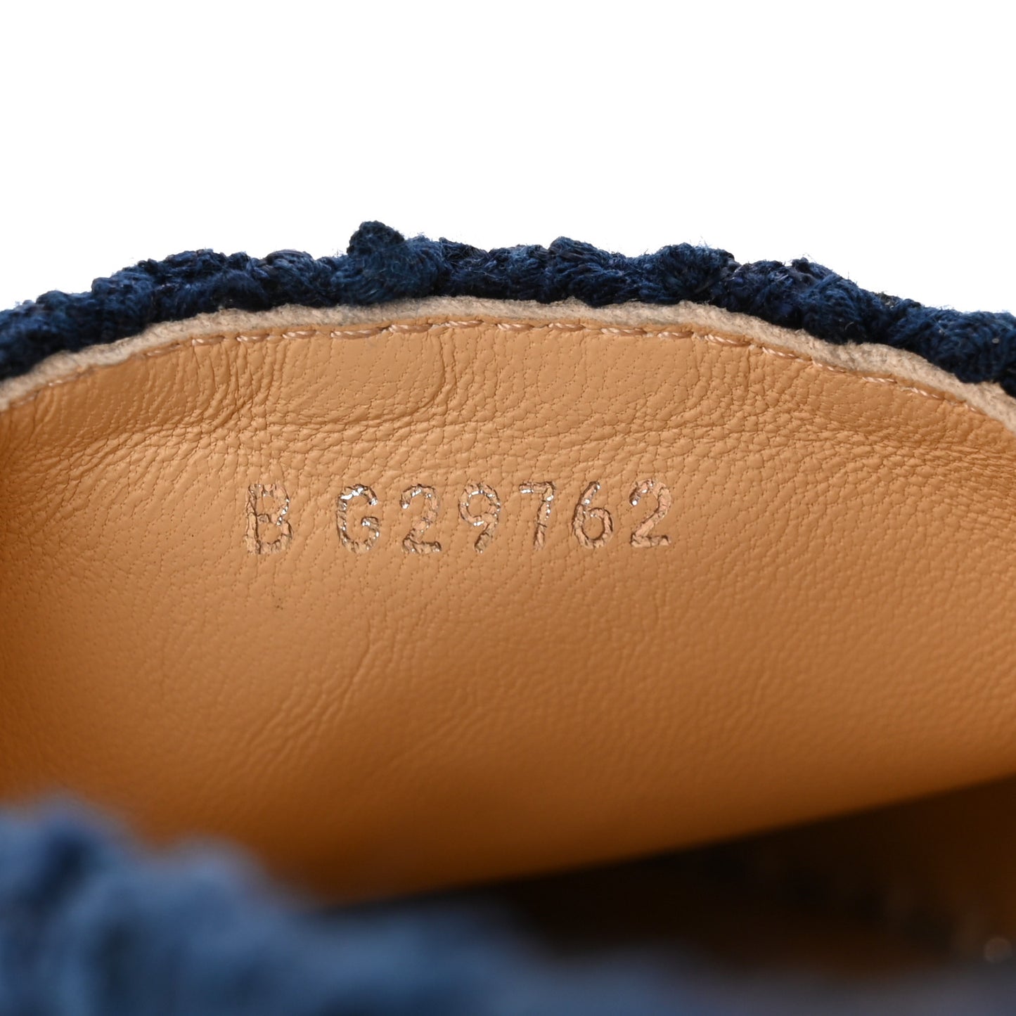 Tweed Grosgrain CC Espadrilles 37 Navy Black