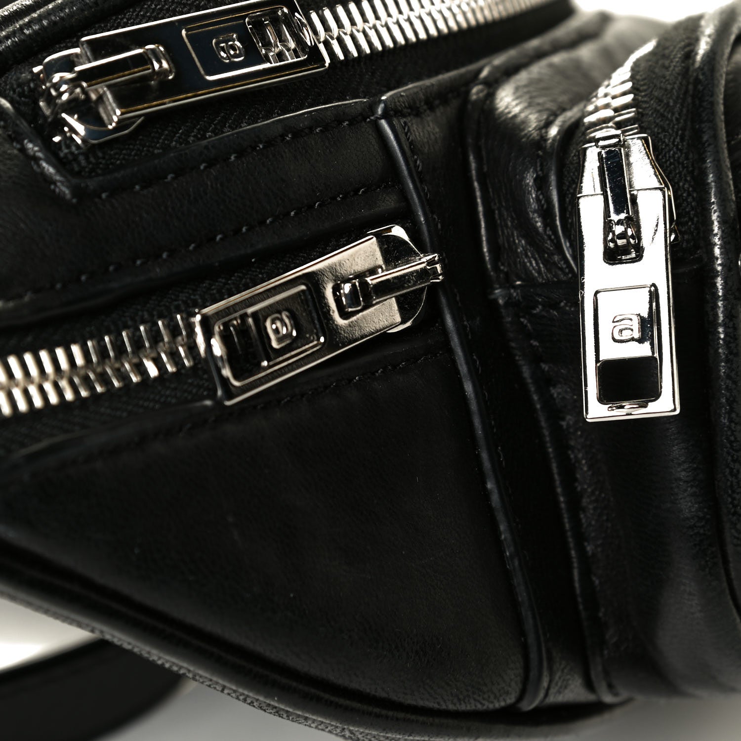 Alexander Wang Lambskin Mini Attica Belt Bag Black 6 of 8