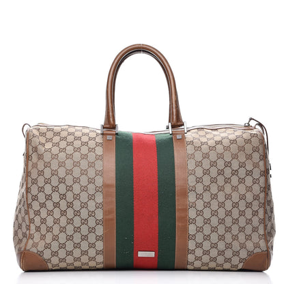 Gucci Monogram Web Duffle Bag 1 of 21