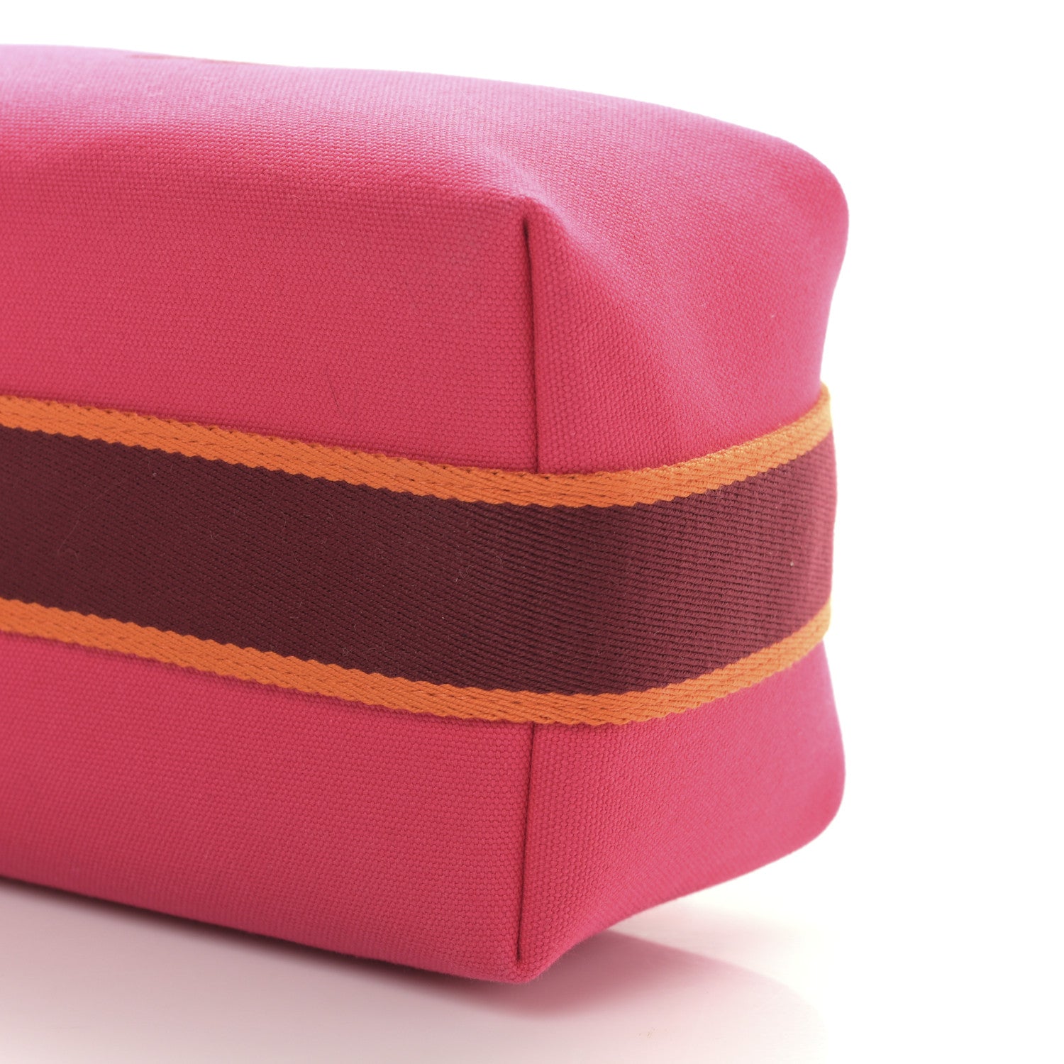 Hermes Canvas Small Bride-A-Brac Pouch Hibiscus 8 of 8
