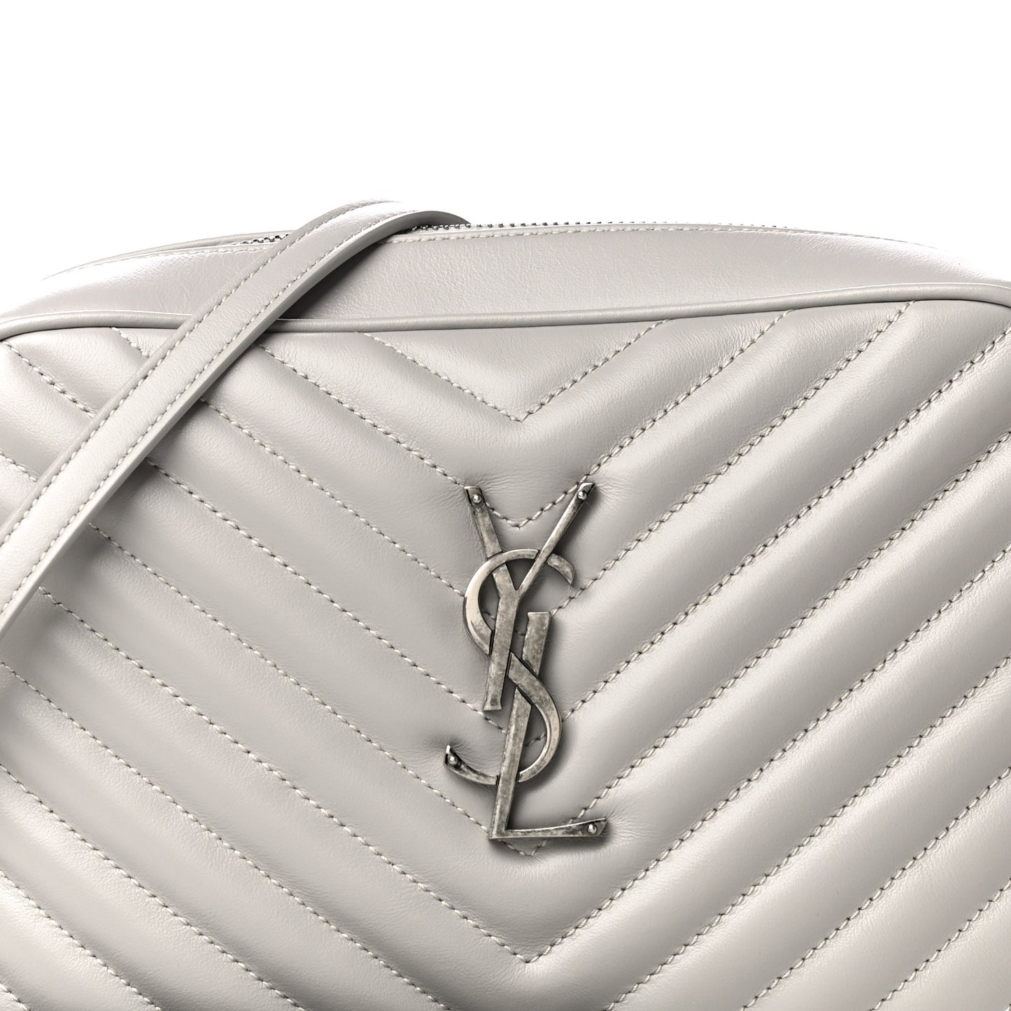 Calfskin Matelasse Monogram Lou Camera Bag Granite