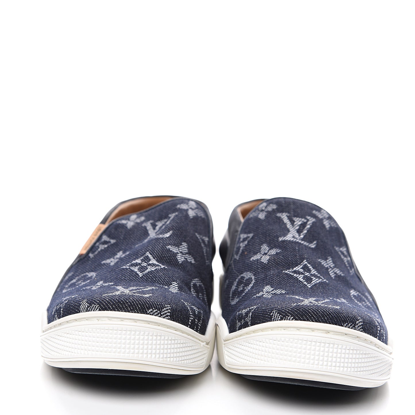 Denim Monogram Tempo Sneakers 36 Blue