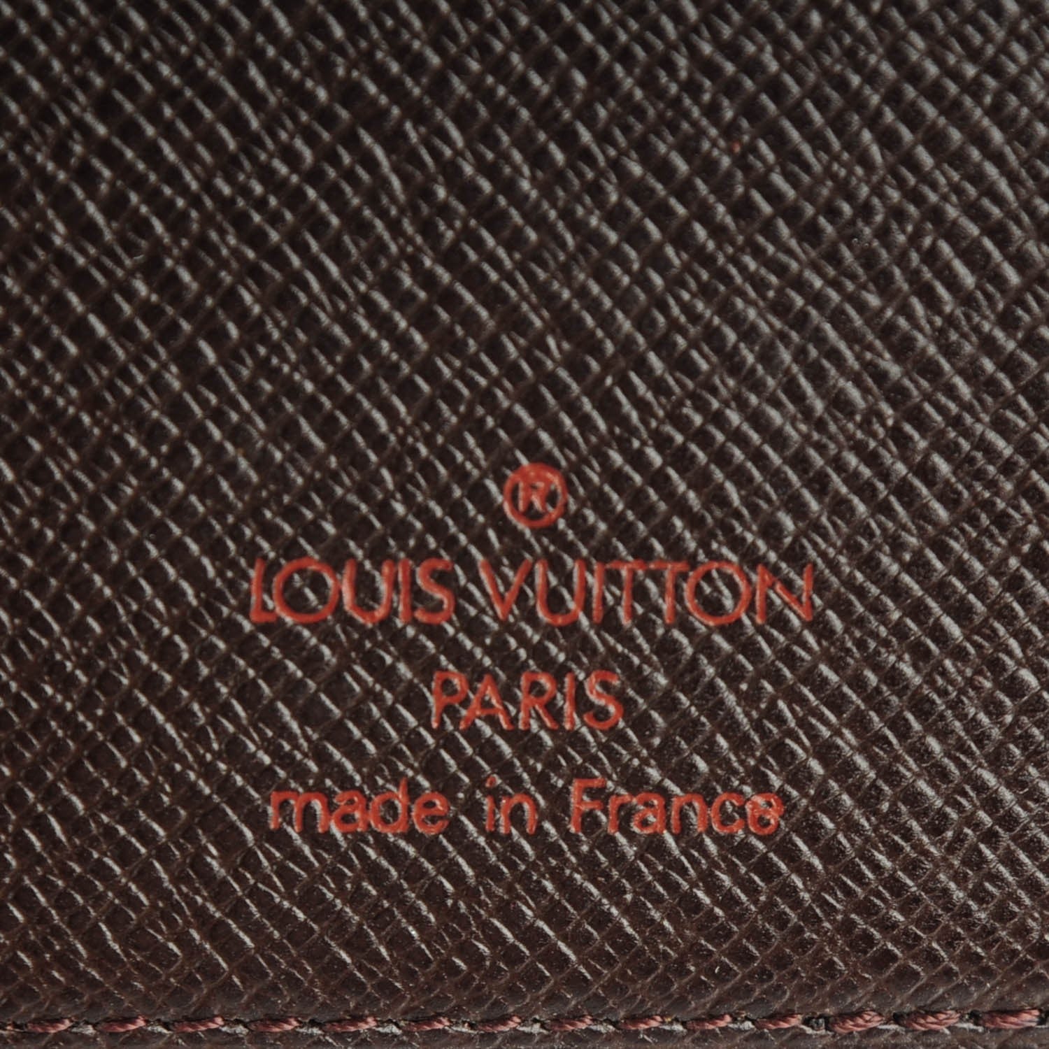 Louis Vuitton Damier Ebene Porte-Cartes Credit Yen Checkbook Wallet 6 of 7