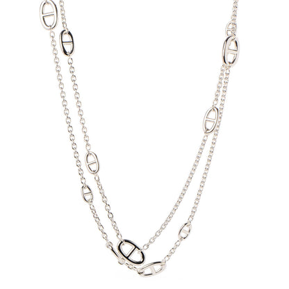 Hermes Sterling Silver Farandole Necklace 160 1 of 7
