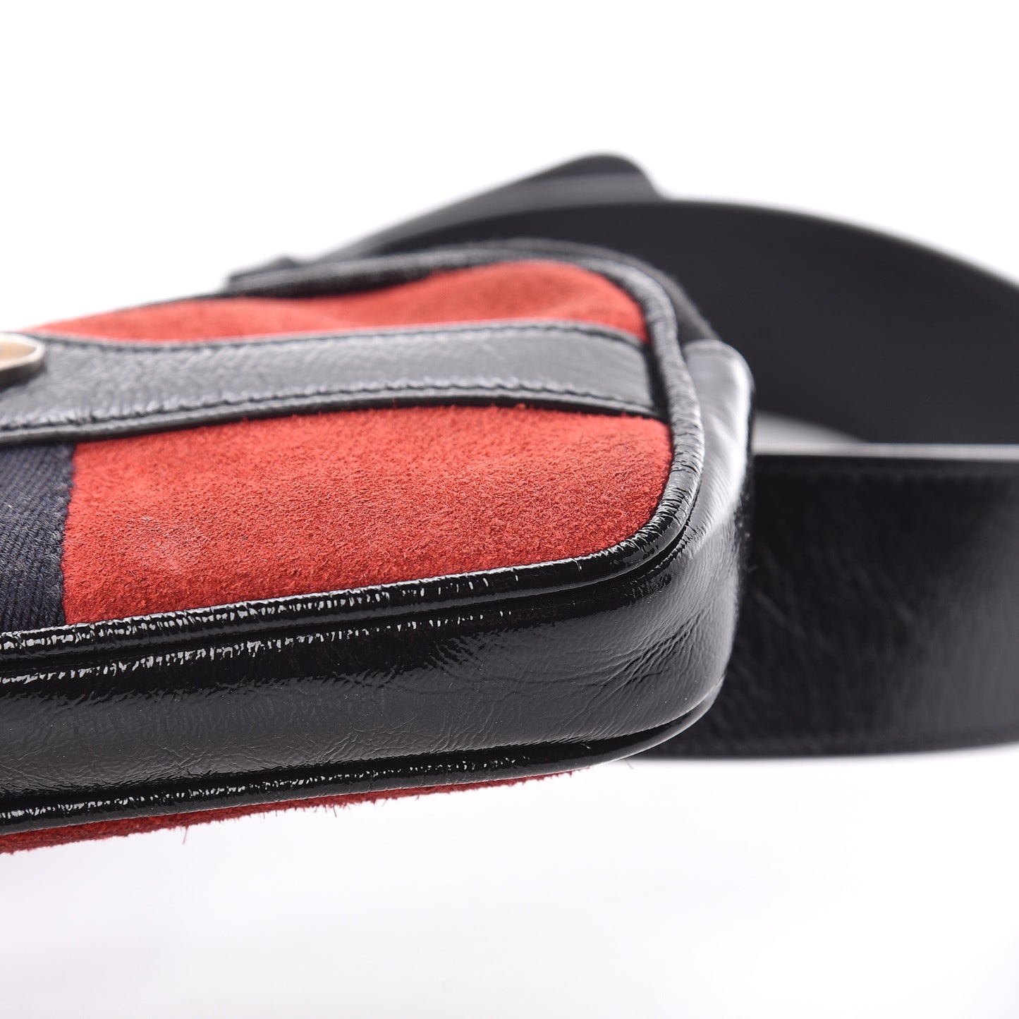 Suede Patent Ophidia Belted iPhone Case 85 34 Red
