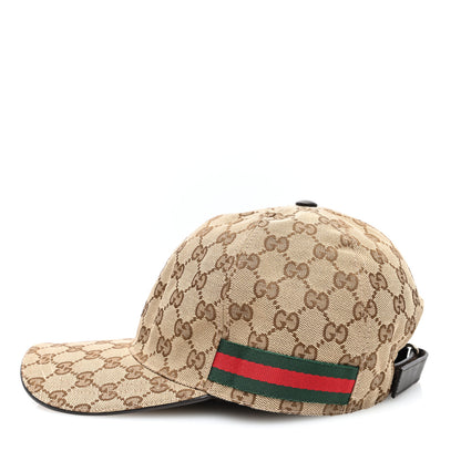 Gucci Monogram Web Baseball Hat L Beige Cocoa 5 of 8