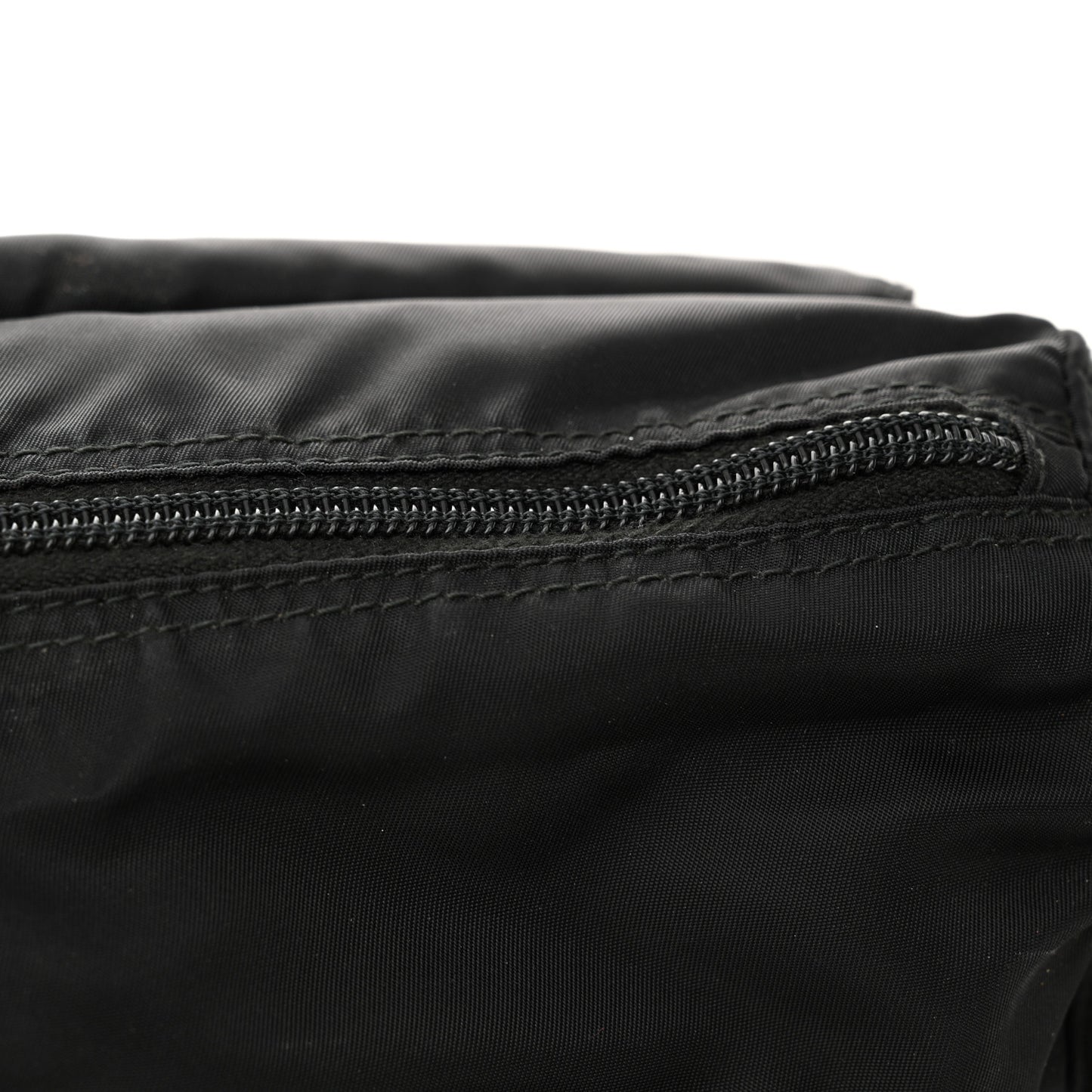Nylon New Vela Studded Messenger Black White