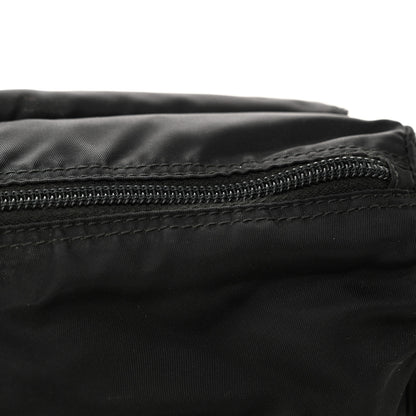 Prada Nylon New Vela Studded Messenger Black White 12 of 15