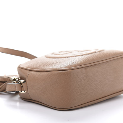 Gucci Pebbled Calfskin Small Soho Disco Bag Rose Beige 6 of 12