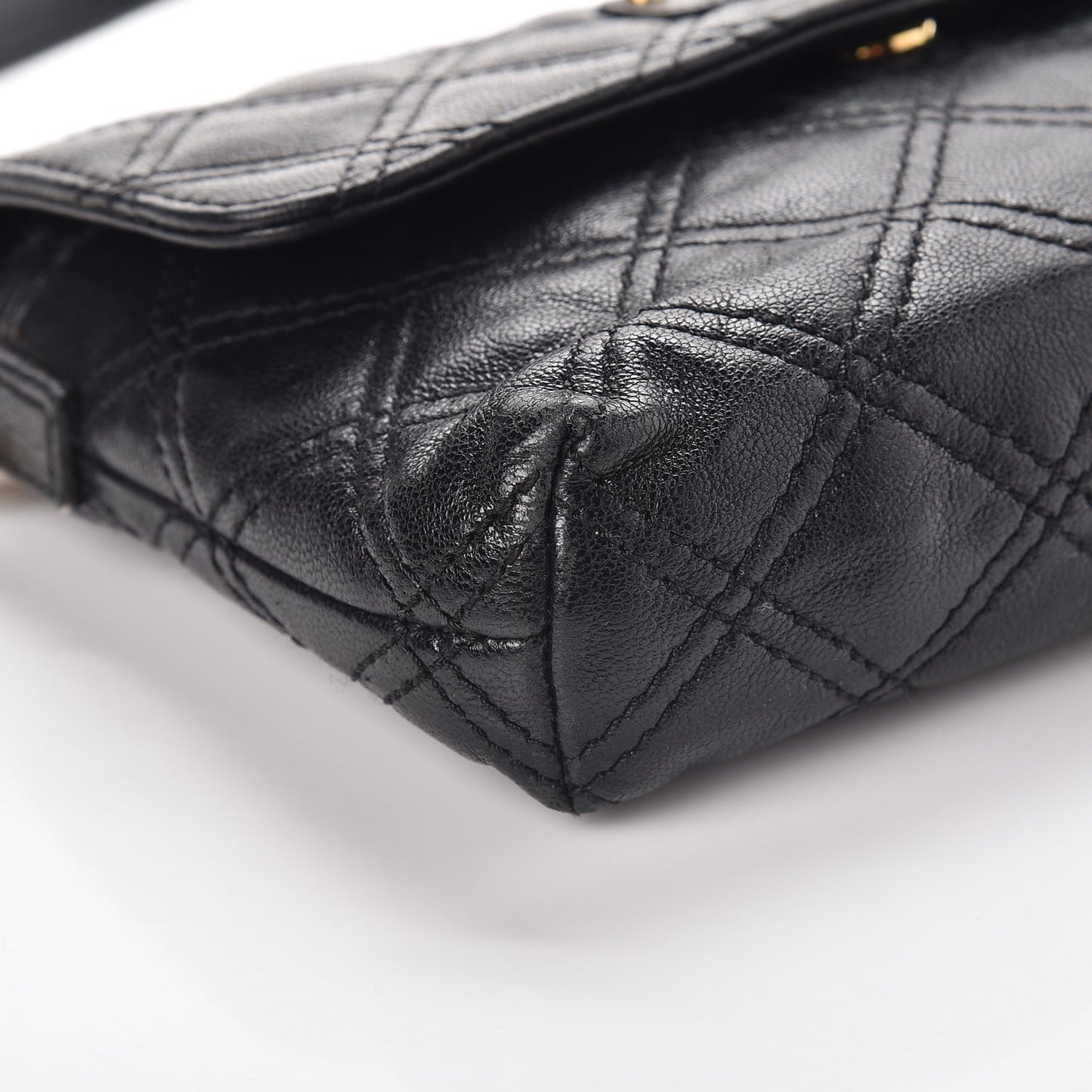 Lambskin Quilted Crossbody The Small Single Flap Black