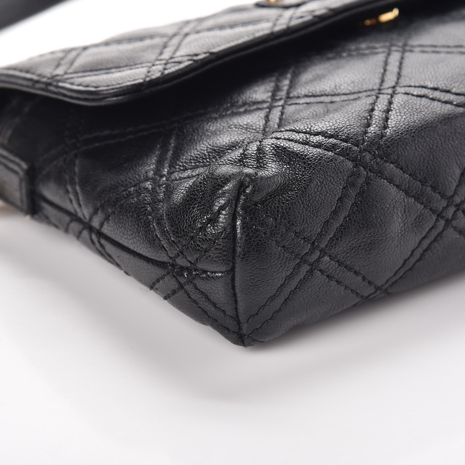 Marc Jacobs Lambskin Quilted Crossbody The Small Single Flap Black 7 of 8