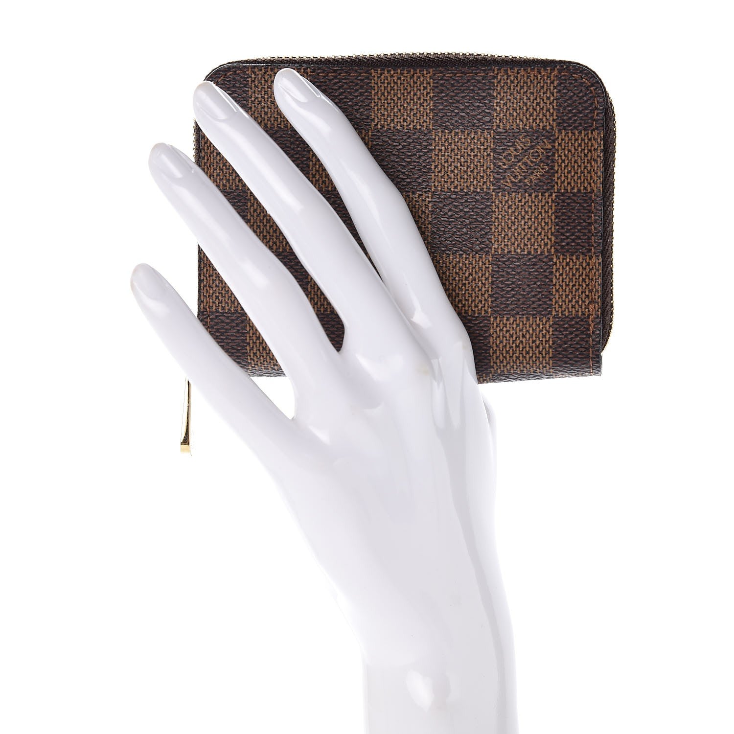 Louis Vuitton Damier Ebene Zippy Coin Purse 2 of 7