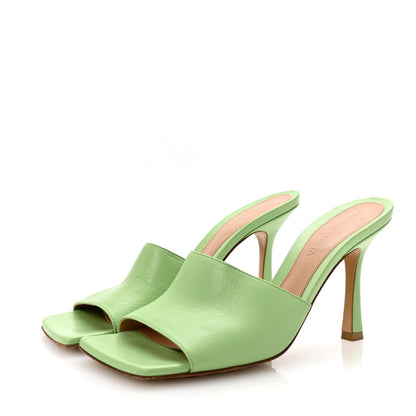 Bottega Veneta Lambskin Stretch Mule Sandals 36 Pistachio 4 of 8