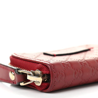 Gucci Microguccissima Zip Around Card Case Red 8 of 11