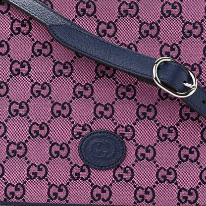 Gucci Monogram GG Childrens Messenger Bag Pink 9 of 12