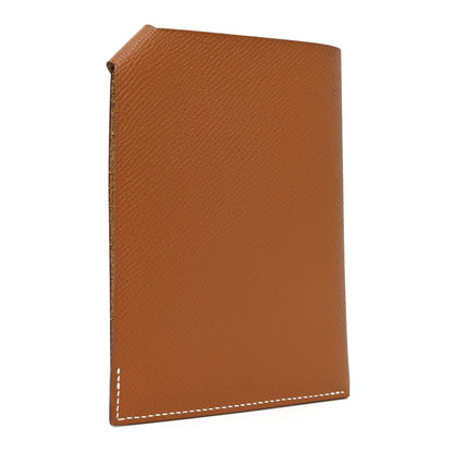 Hermes Epsom Tarmac PM Passport Holder Gold 3 of 8