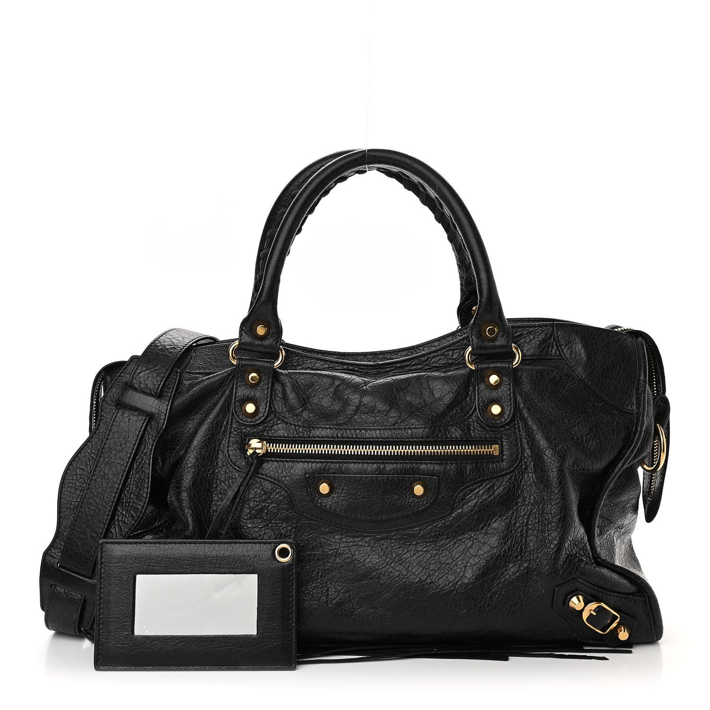 Agneau Classic Gold Hardware City Black
