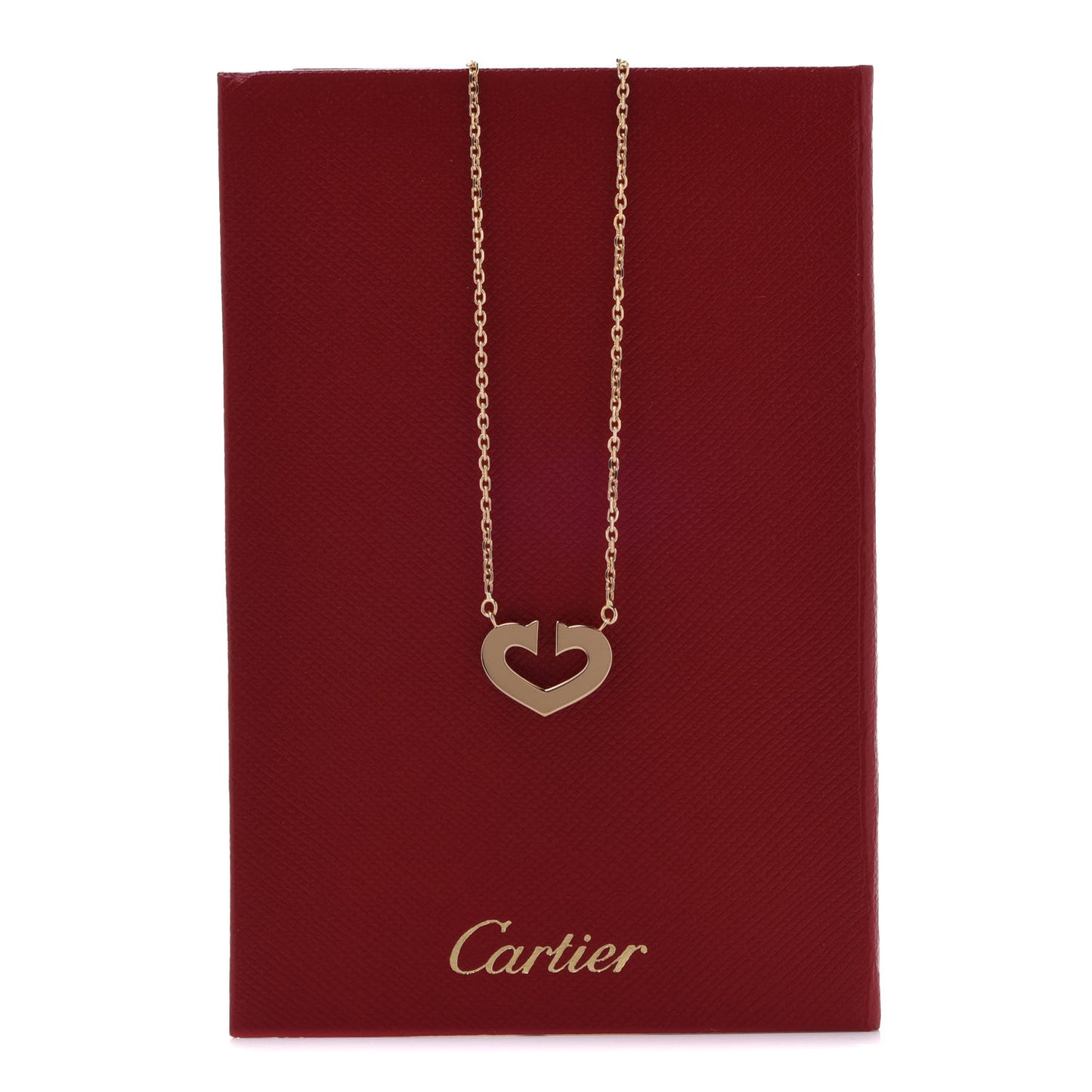 18K Yellow Gold Medium Hearts and Symbols Necklace