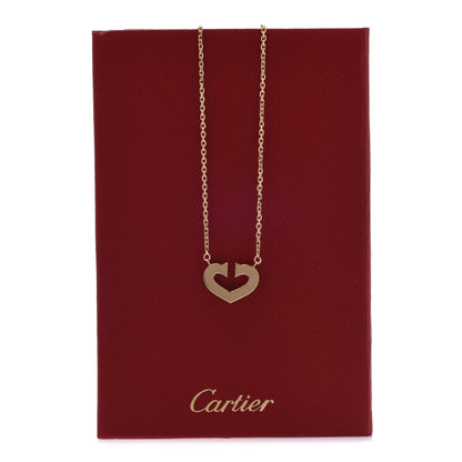 Cartier 18K Yellow Gold Medium Hearts and Symbols Necklace 7 of 7