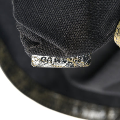 Givenchy Lambskin Crackled Vintage Large Voyou Bag Black Yellow 7 of 10