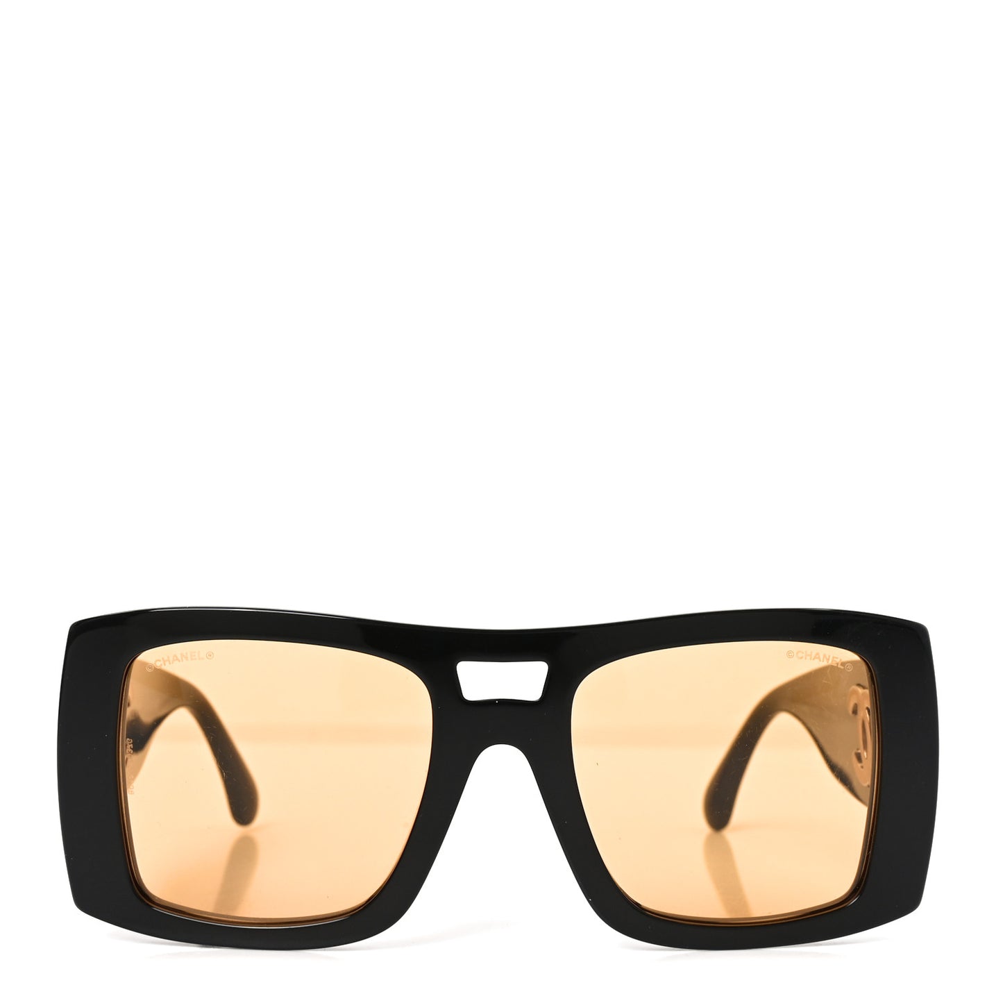 Acetate Polarized Square Sunglasses 5539-A Black