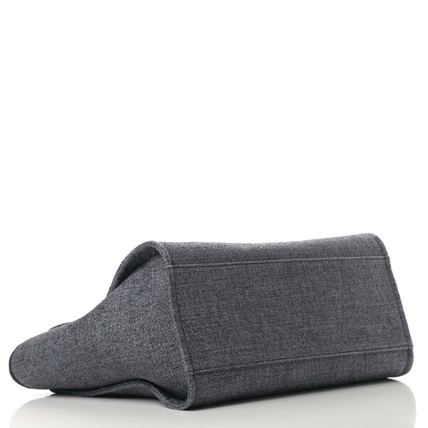 Lurex Boucle Medium Deauville Tote Black