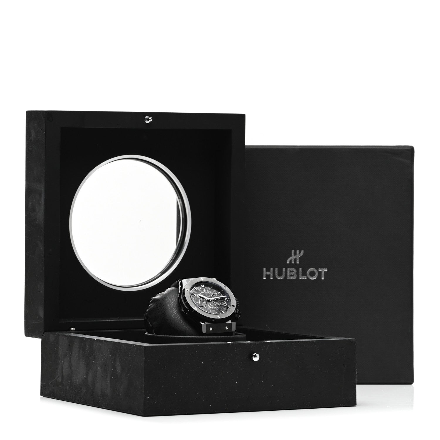 Hublot Ceramic Rubber 45mm Classic Fusion Aerofusion Chronograph Automatic Watch Black 525.CM.0170.RX 5 of 5