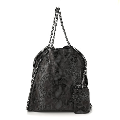 Stella McCartney Eco Python Big Falabella Hobo Dark Grey 3 of 11