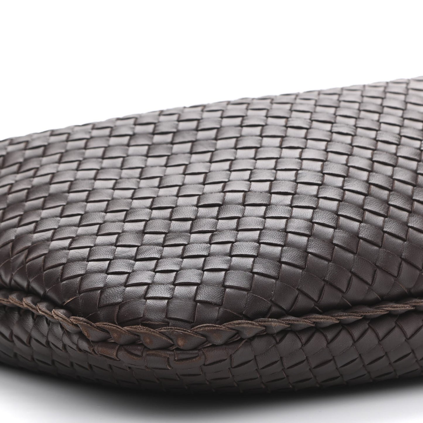 Nappa Intrecciato Large Veneta Hobo Ebano
