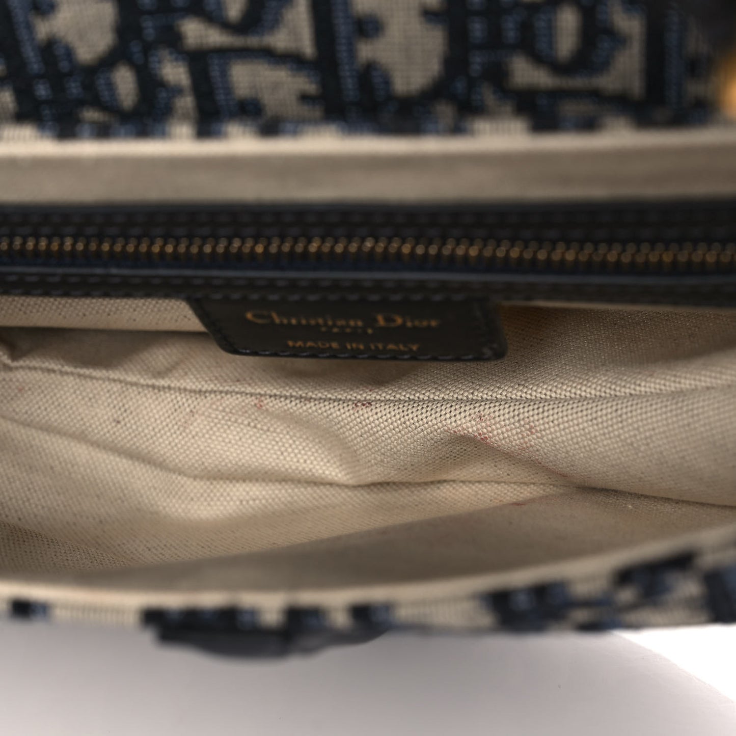 Oblique Saddle Bag Blue