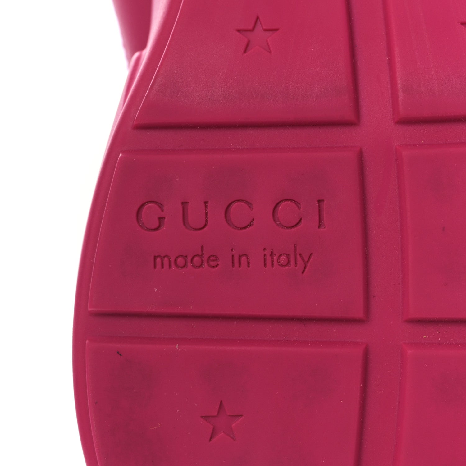 Gucci Calfskin Logo Womens Rhyton Sneakers 39 Box Pink 6 of 9