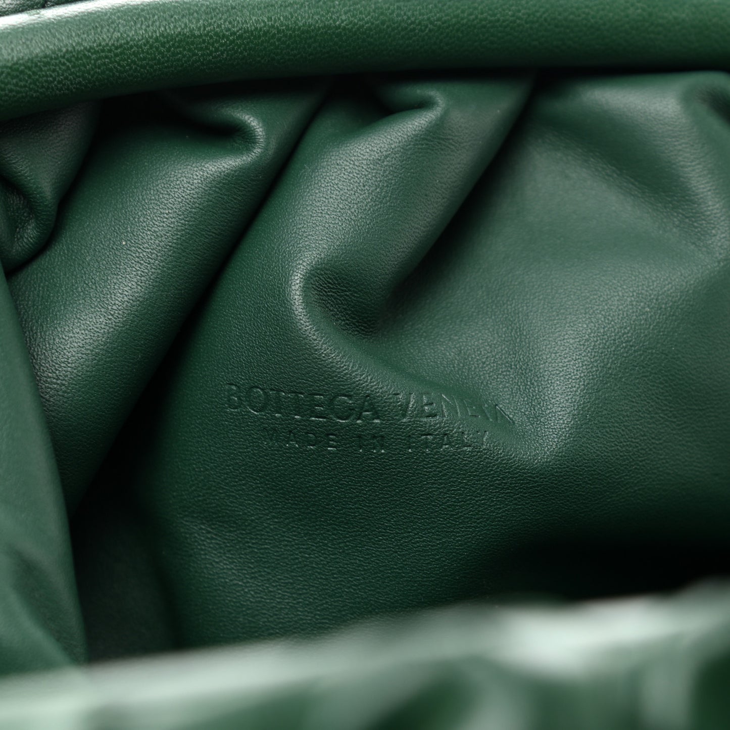 Nappa Maxi Intrecciato The Pouch Oversized Clutch Raintree