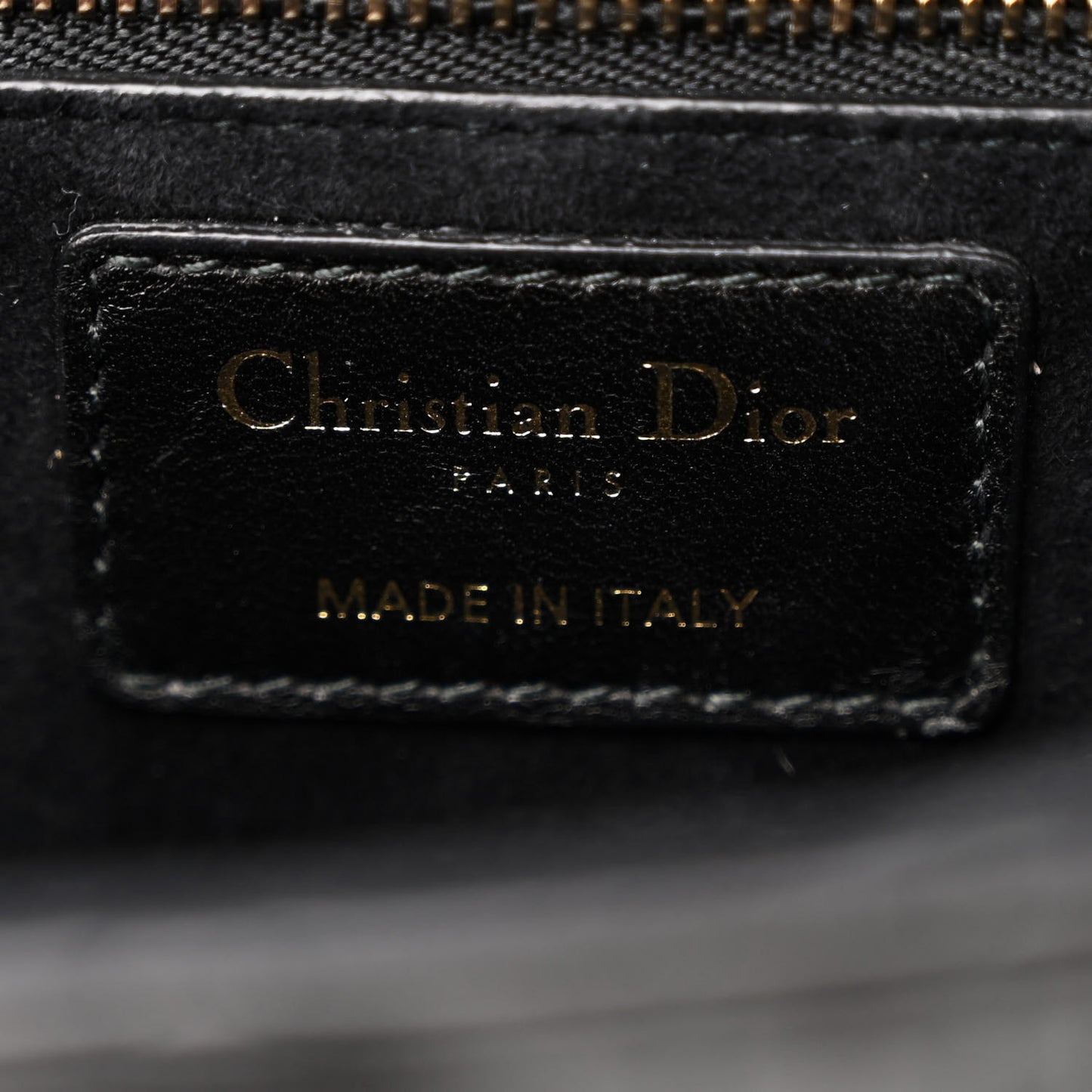 Lambskin Cannage Small Dioraddict Flap Bag Black