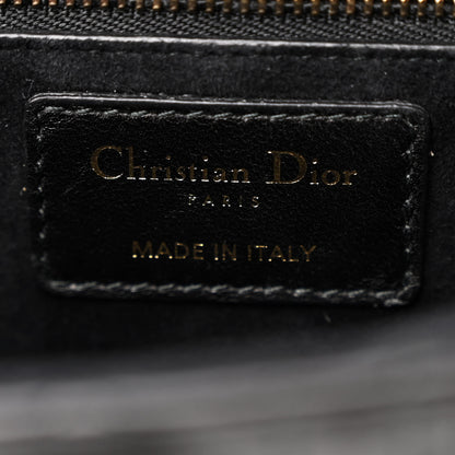 Christian Dior Lambskin Cannage Small Dioraddict Flap Bag Black 6 of 11