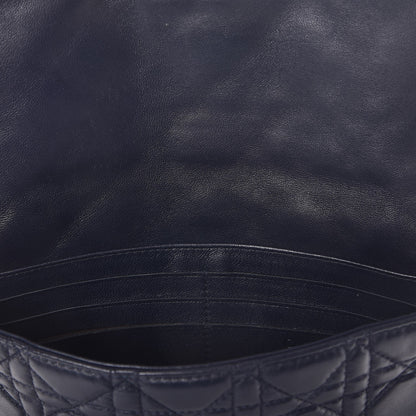 Christian Dior Lambskin Cannage New Lock Pouch Navy Blue 8 of 8