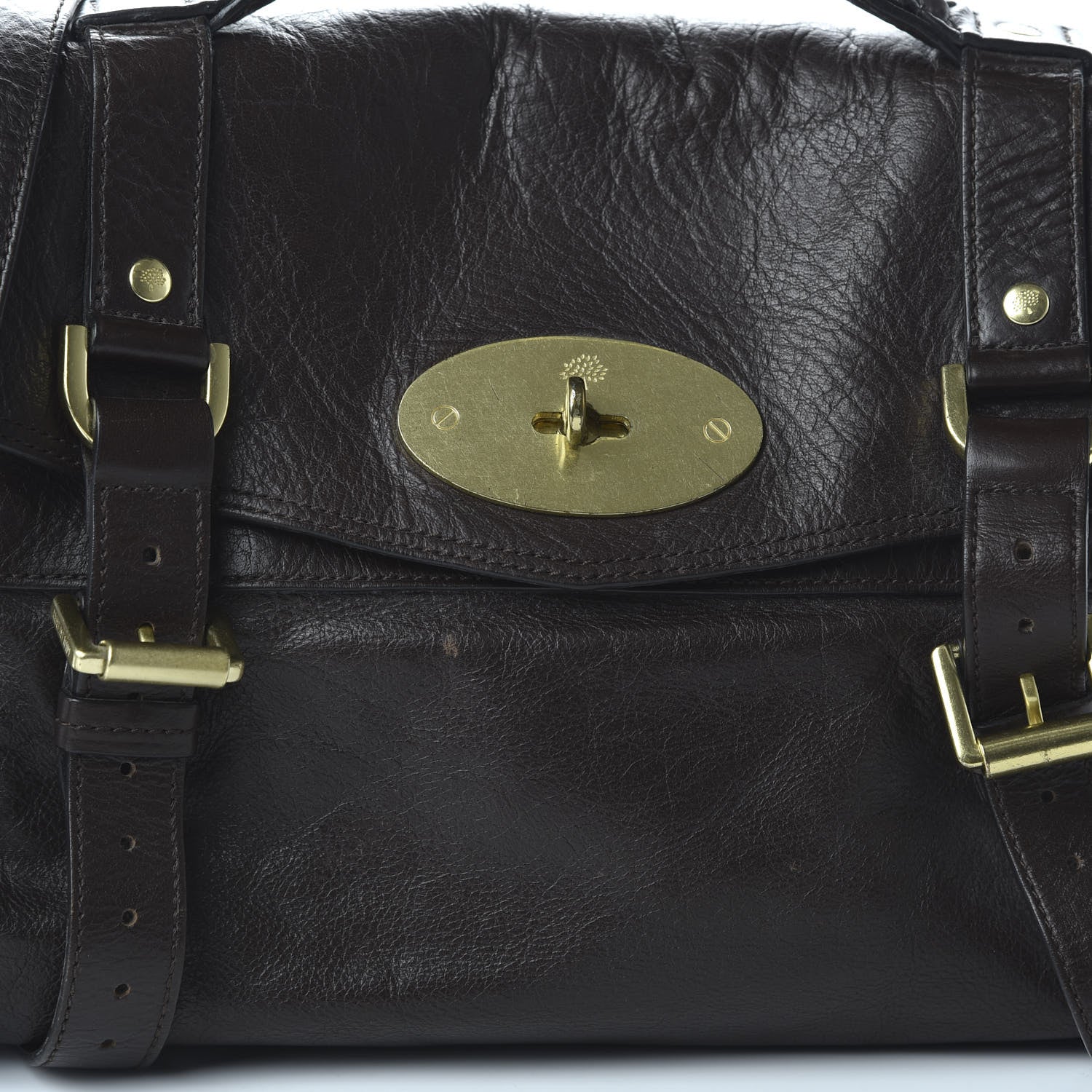 Mulberry Soft Buffalo Medium Alexa Chocolate 9 of 9