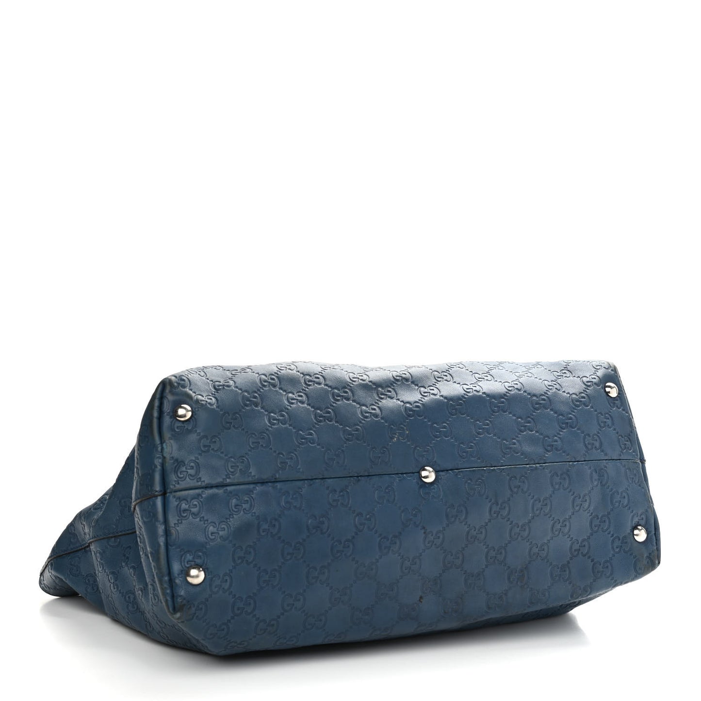Guccissima Medium Icon Bit Tote Blue