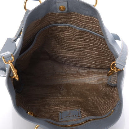 Prada Vitello Daino Tote Lago 5 of 8