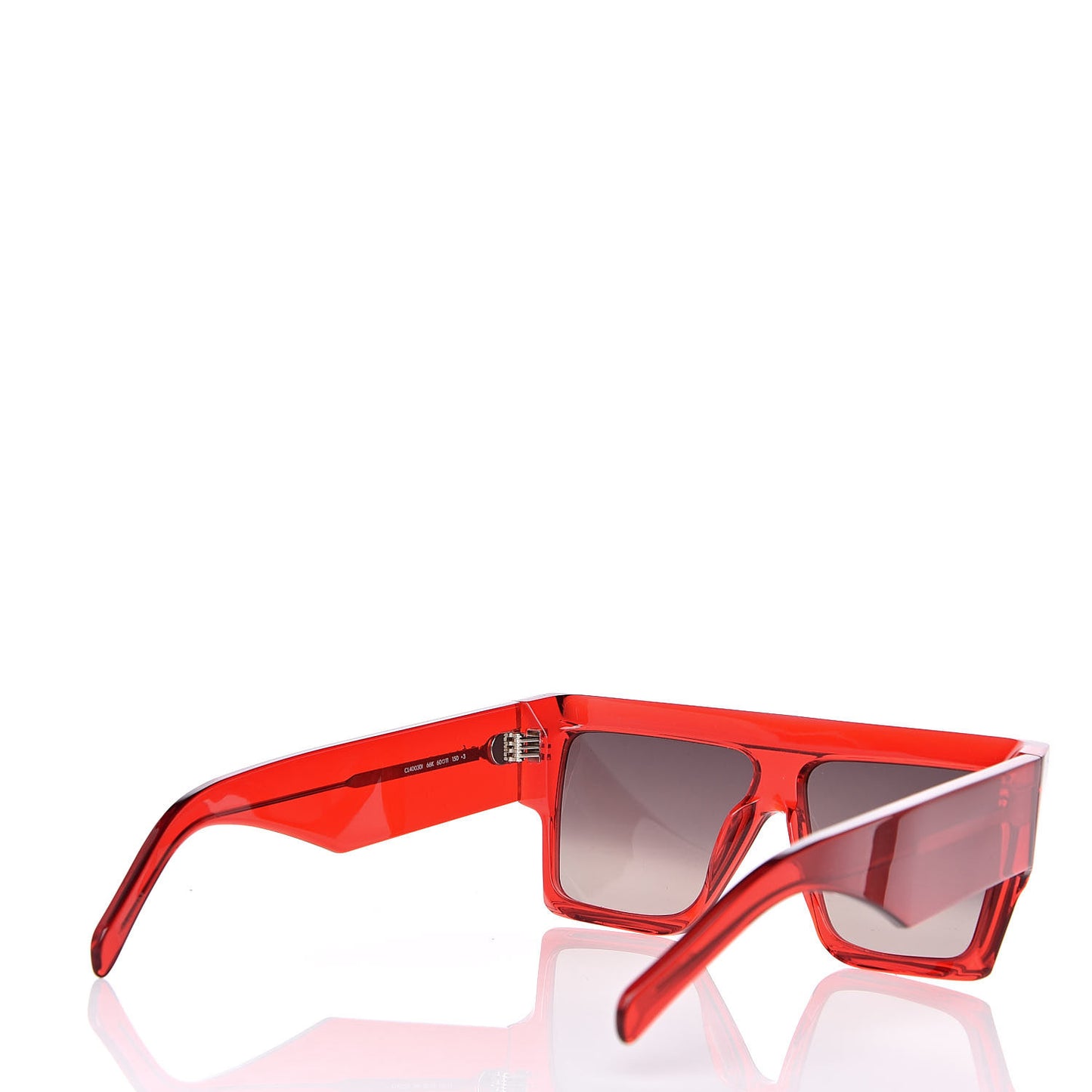 Acetate Squared Sunglasses CL 400301 Red
