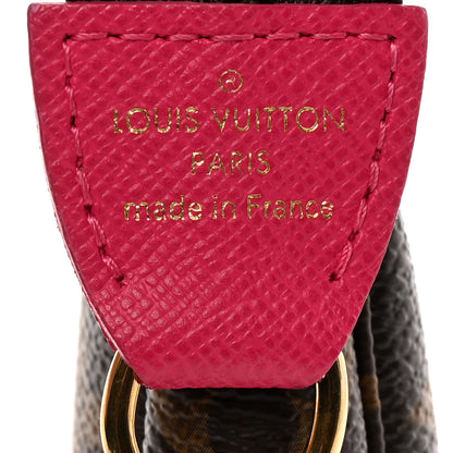 Louis Vuitton Monogram 2019 Christmas Animation Mini Courchevel Pochette Accessories Fuchsia 6 of 9