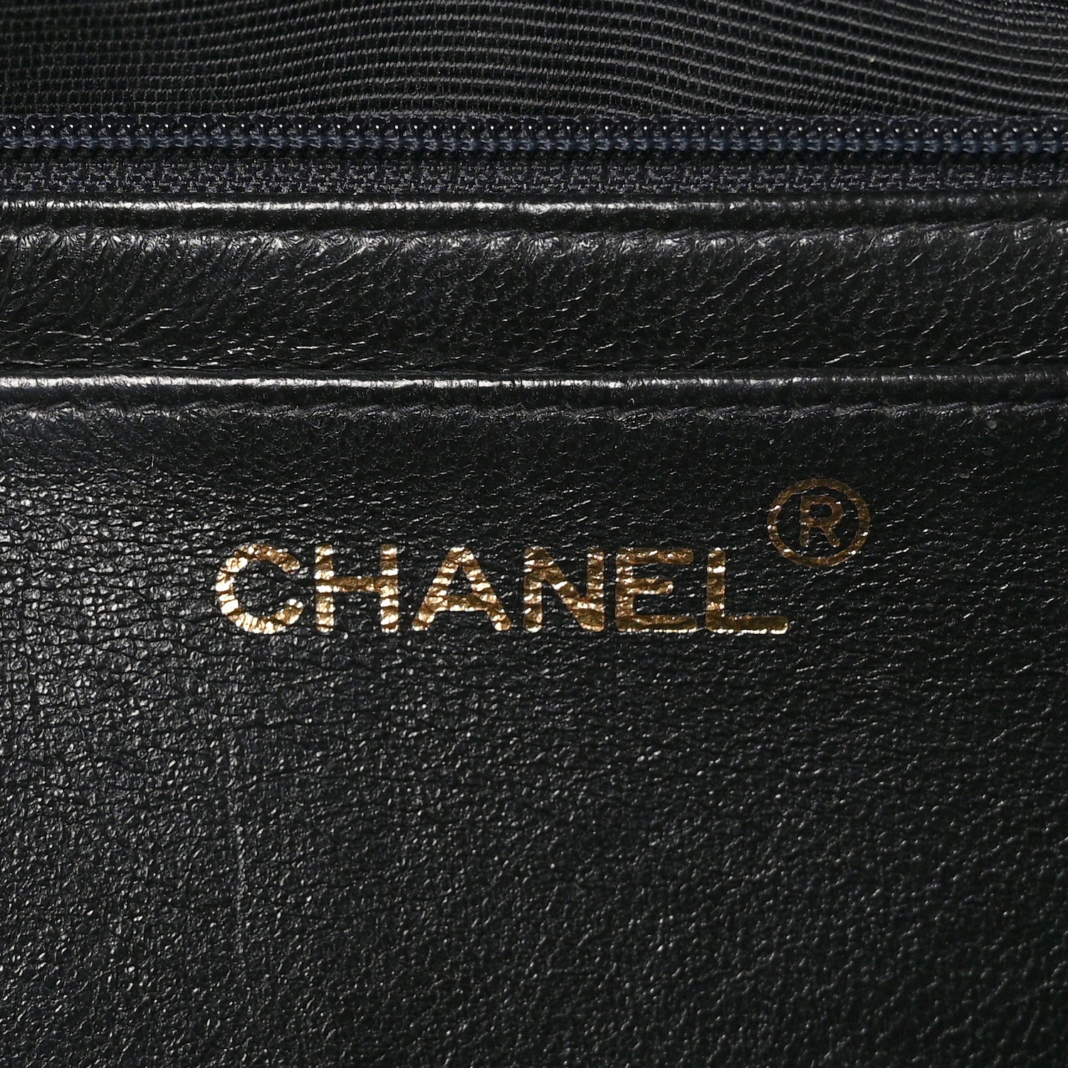 Chanel Caviar Chevron Quilted Jumbo Single Flap Black 8 of 10