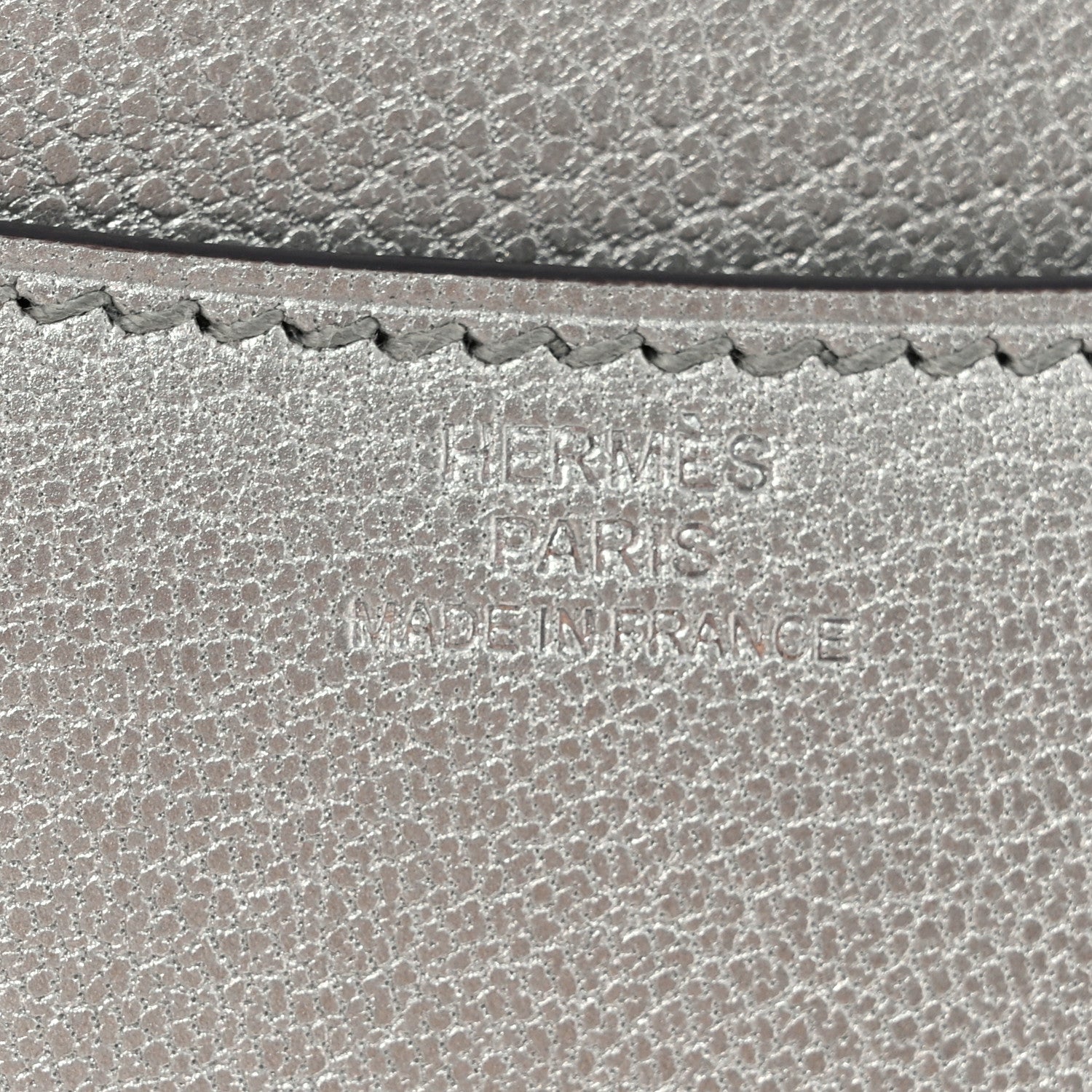 Hermes Metallic Chevre Chamkilight Constance 18 Argent 7 of 14