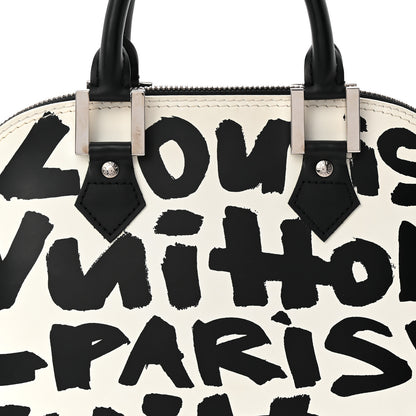 Louis Vuitton Graffiti Alma MM Black 7 of 11