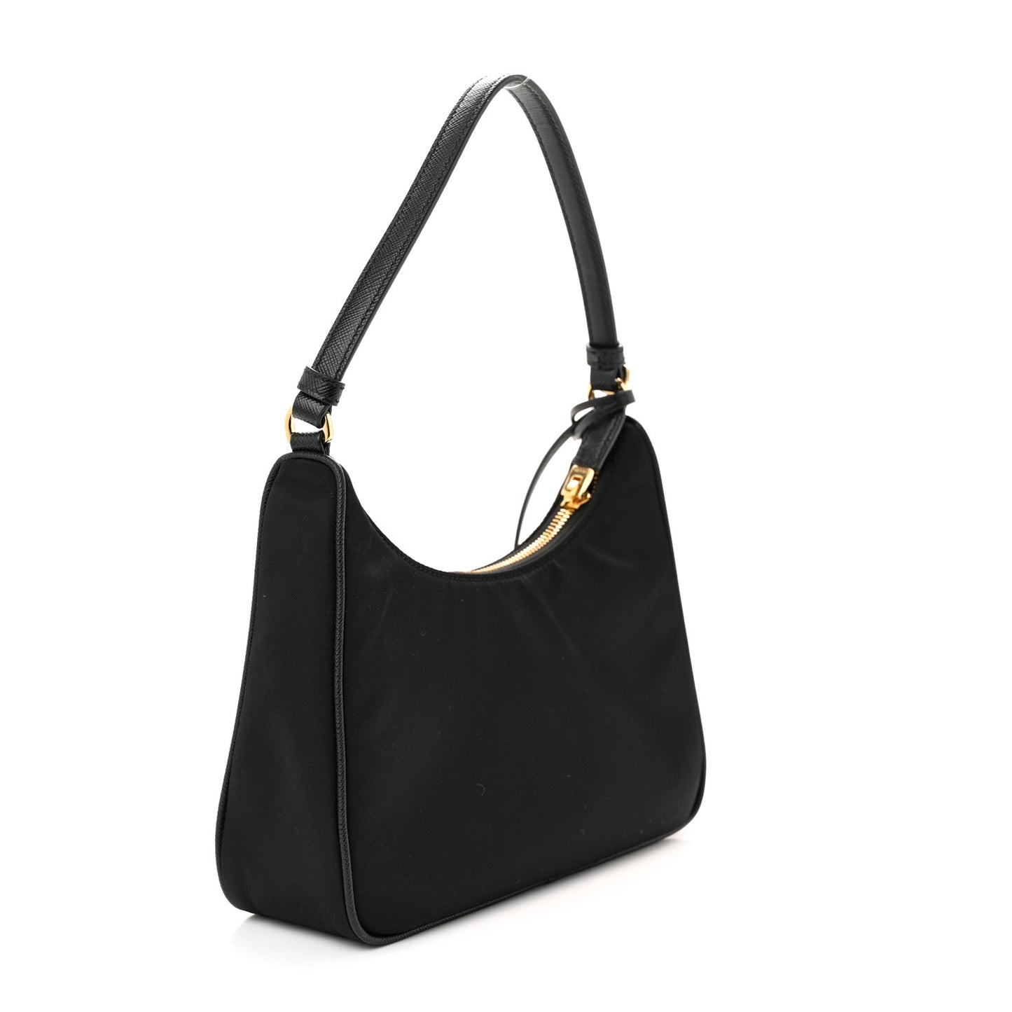 Tessuto Nylon Saffiano Mini Re-Edition 2005 Bag Black