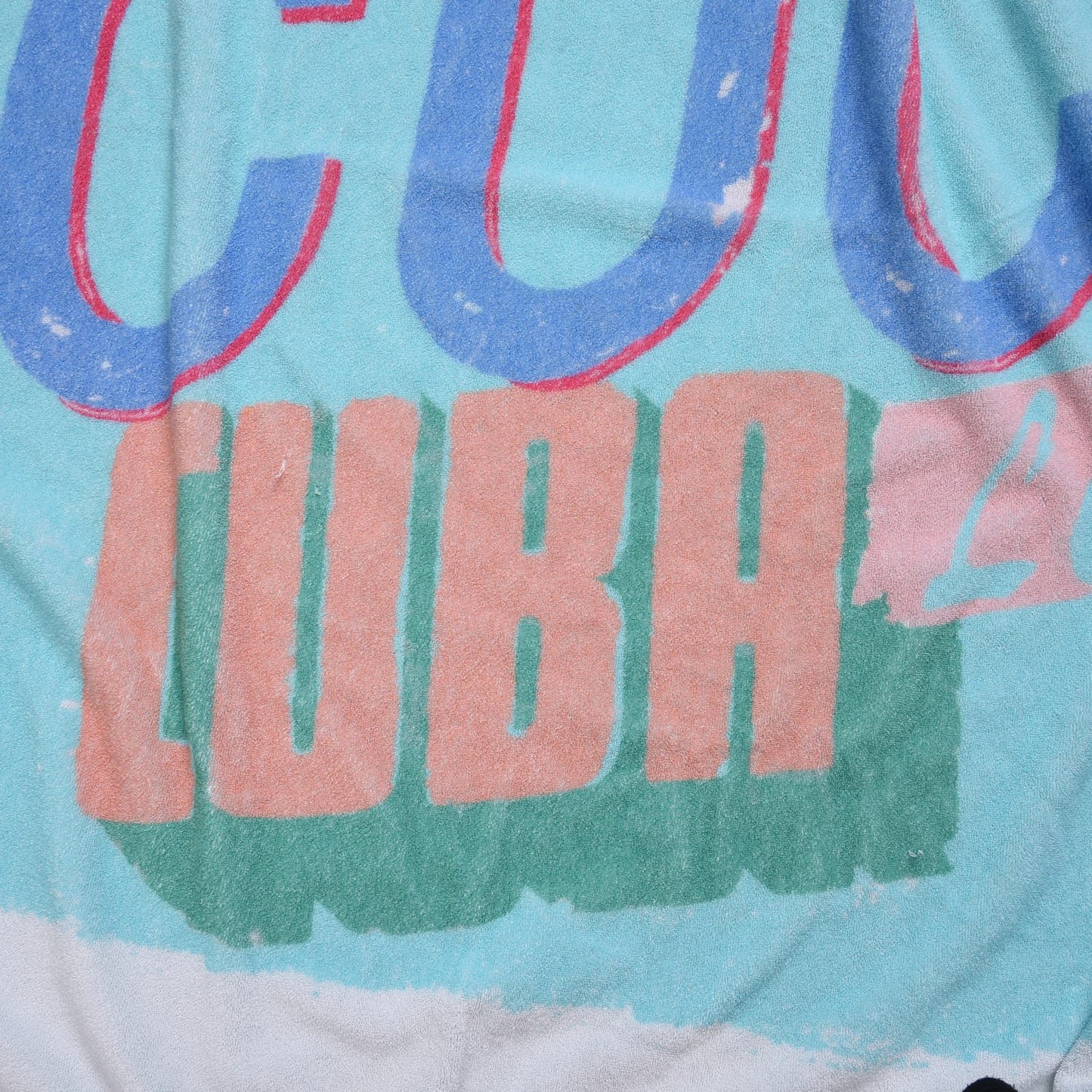 Cotton Coco Cuba Beach Towel Turquoise