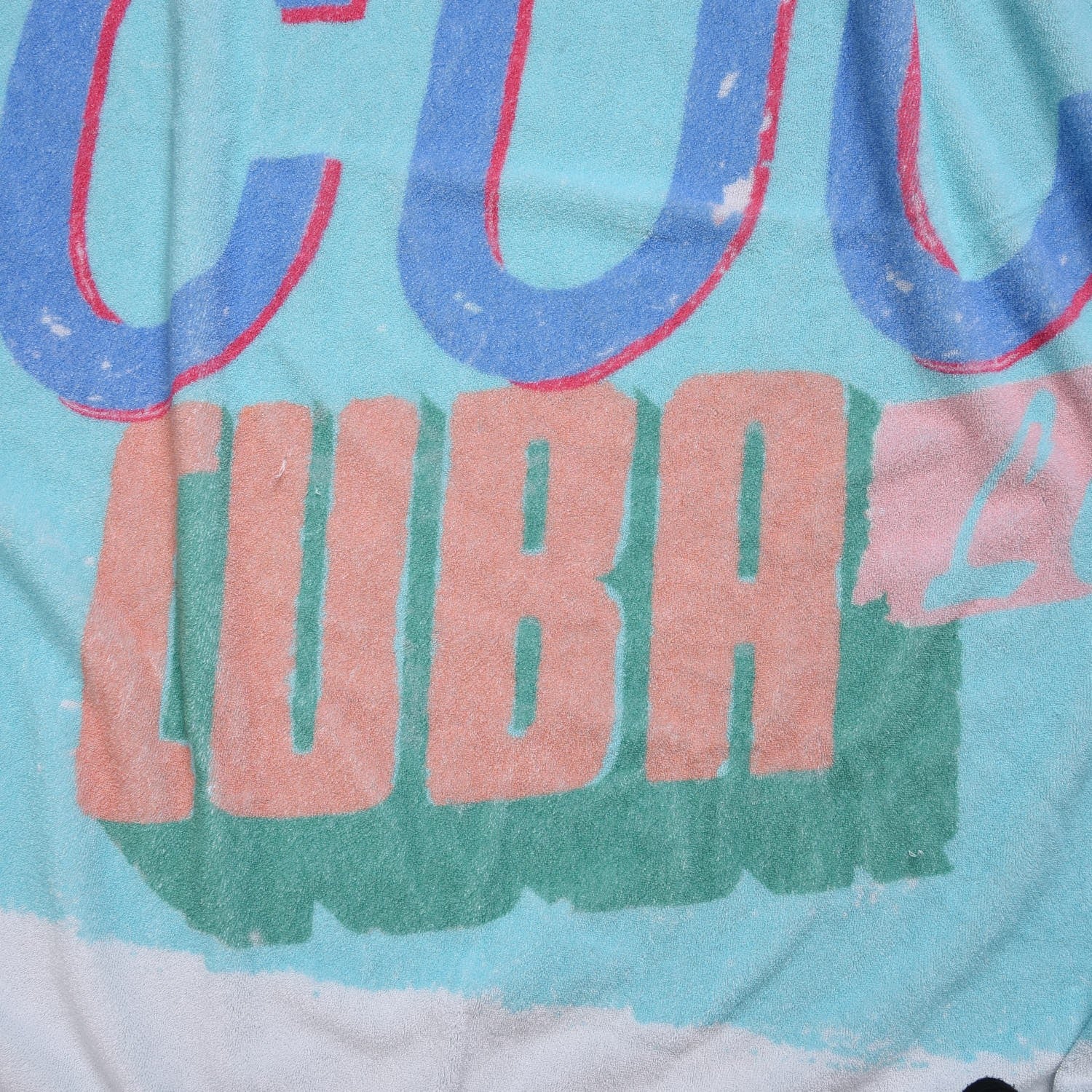 Chanel Cotton Coco Cuba Beach Towel Turquoise 7 of 9