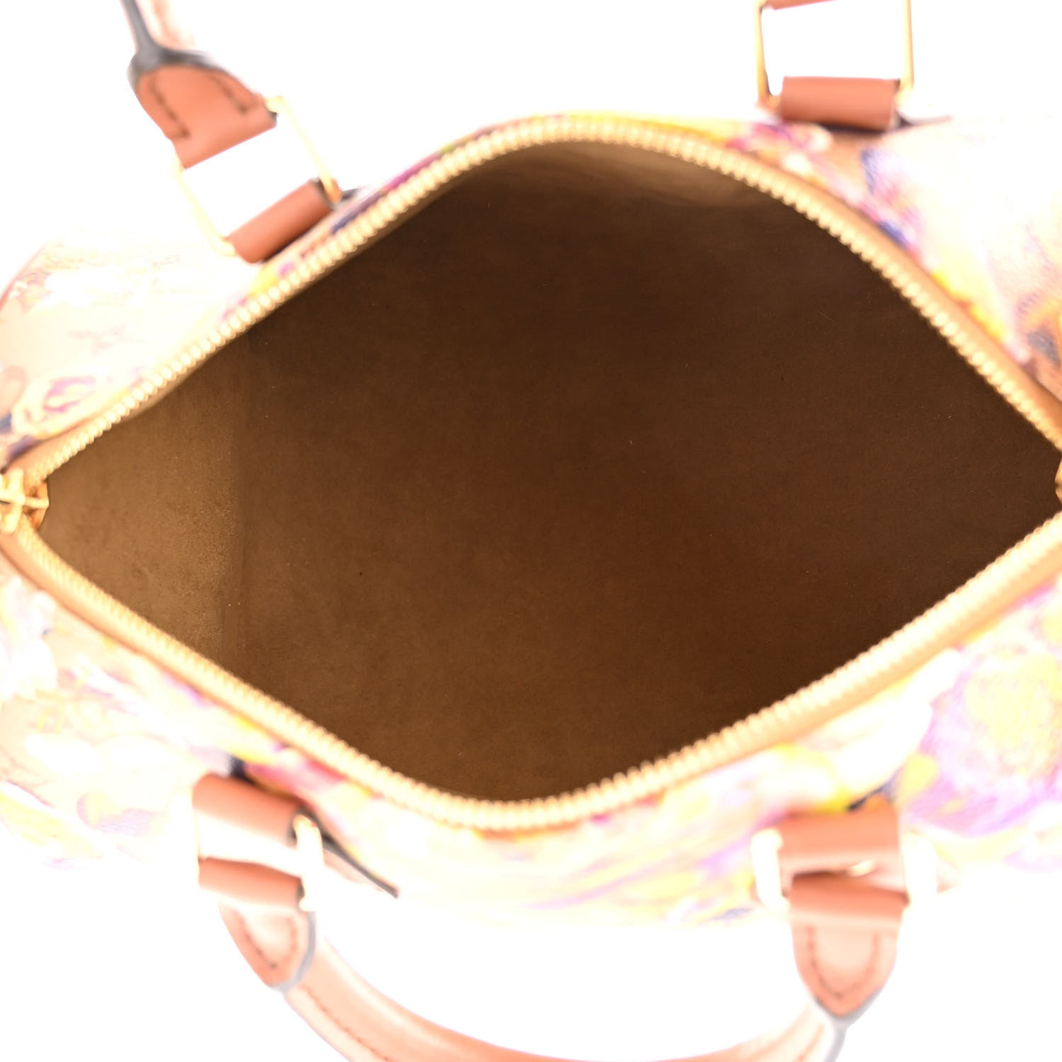 Louis Vuitton Metallic Monogram LV Garden Speedy Bandouliere 25 Gold 5 of 9