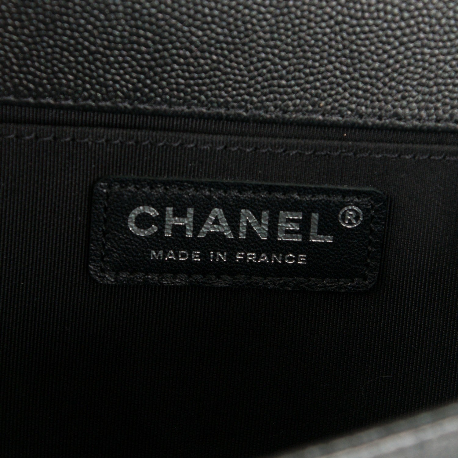 Chanel Caviar Quilted Medium Boy Flap So Black 8 of 9