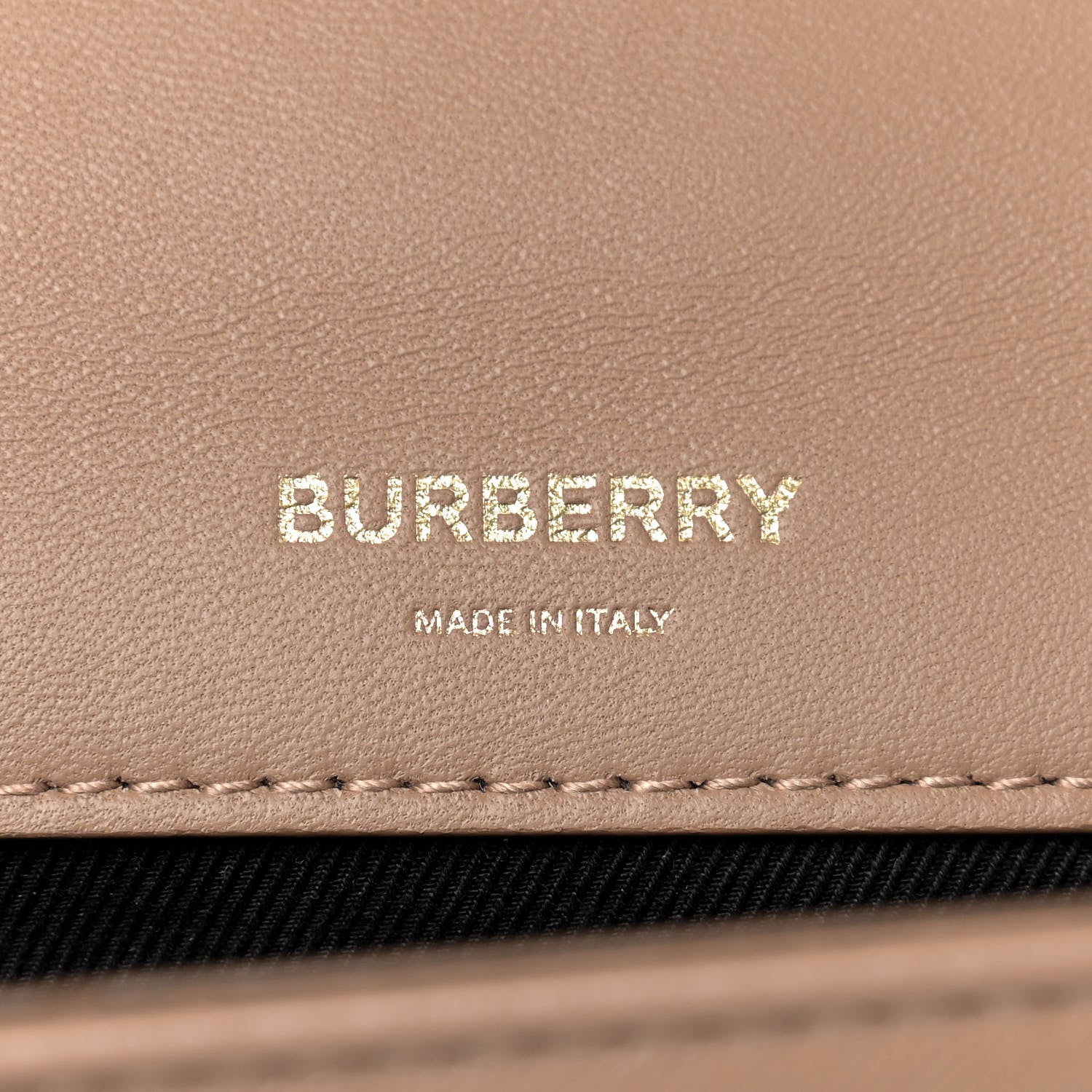 Burberry Lambskin Quilted Small Lola Bag Camel 7 of 8