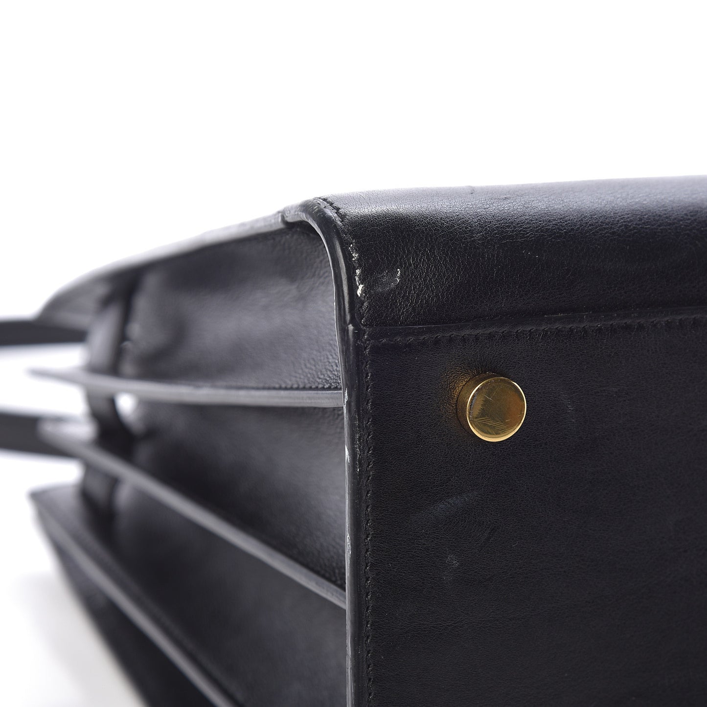 Grained Calfskin Small Sac De Jour Black